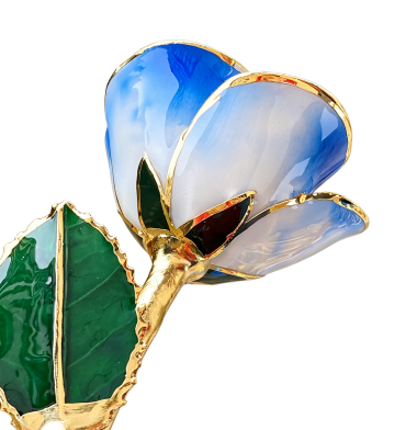 Gold dipped rose detail